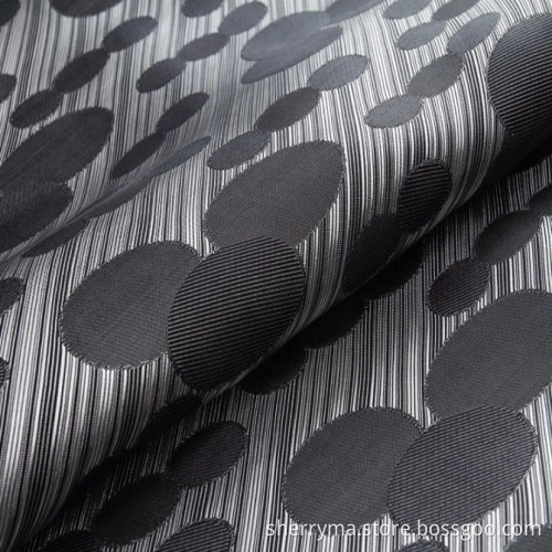 Polyester jacquard elegant lining fabric